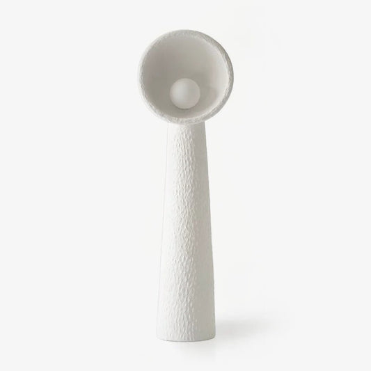 Echo Sculptural Floor Lamp - LED Minimalist Design, White