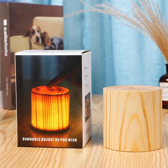Holz LED Touch Table Lamp for Bedroom Nightstand