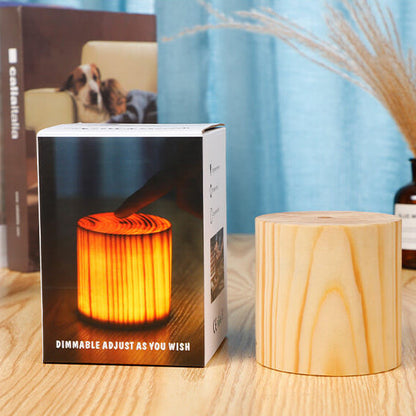 Holz LED Touch Table Lamp for Bedroom Nightstand