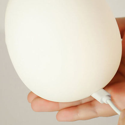 Kreative Cartoon Egg Silicone USB LED Kids Night Light Lamp