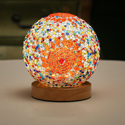 Sferische LED Dimmable Bohemian Table Lamp - Glowzel
