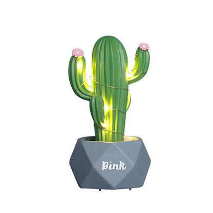 Kaktus Dream Star Light Resin Ornament Night Light Table Lamp