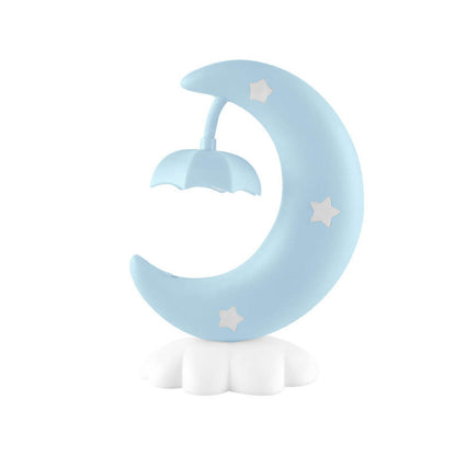 Cartoon Moon Boot Eye Protection Night LED Table Lamp