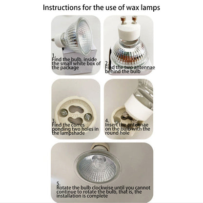 Contemporary Creative Iron Cone Shade Wooden Base 1-Light Melting Wax Table Lamp for Bedroom