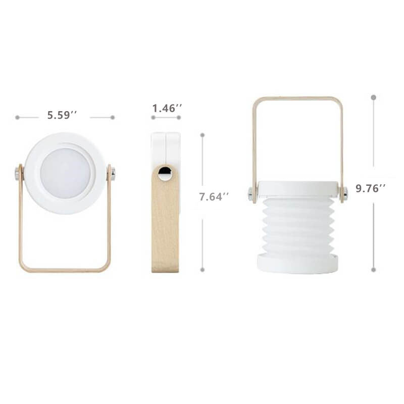 Portable LED Lantern Night Light - Creative Foldable Table Lamp