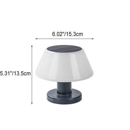 Outdoor Solar Creative Mushroom LED Table Lamp - Waterproof