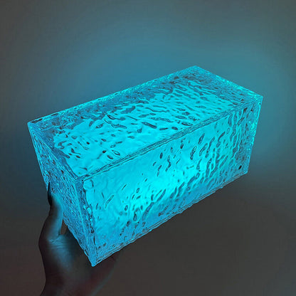 Kreative Ice Cube Acrylic RGB LED Decorative Table Lamp