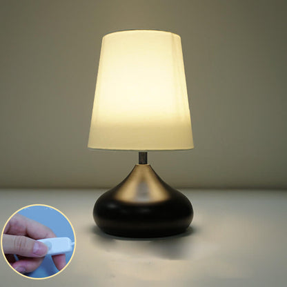 Modern Simple ABS Shade LED Table Lamp with Multiple Switch Options
