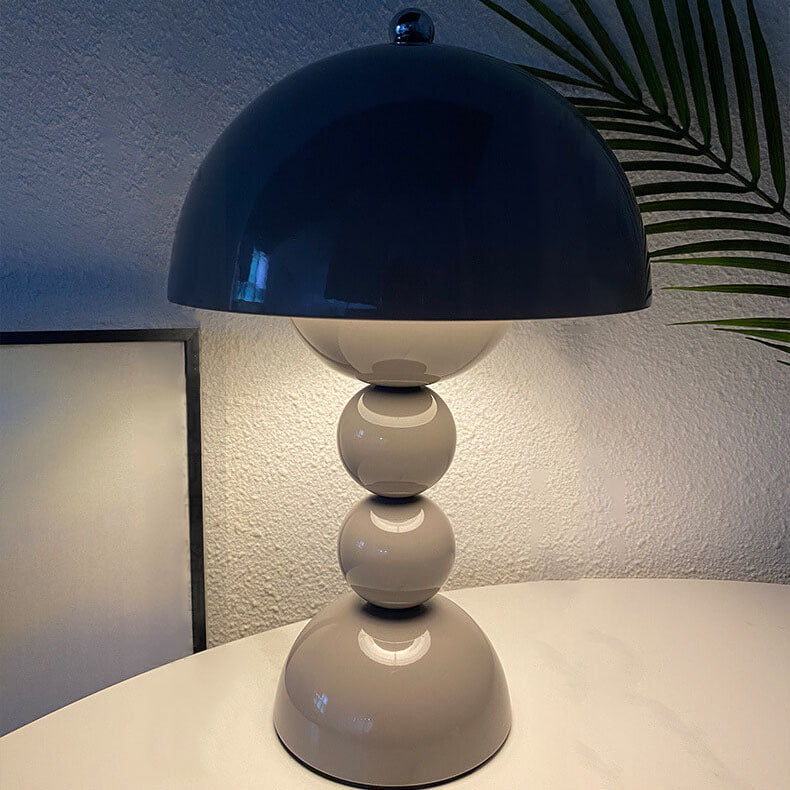 Nordic Mushroom Round Pod 1-Light Table Lamp - Modern LED