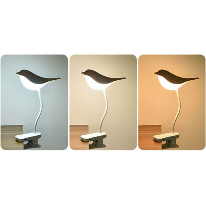 Kreative Vogel Clip USB LED Night Light Table Lamp