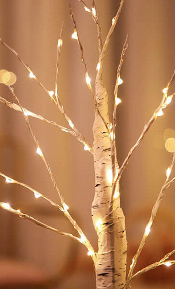 300 LED Copper Wire Fairy Lights USB Birch Tree Light