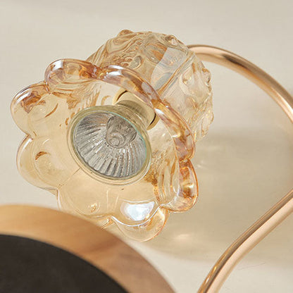 Modern Creative Simple Solid Wood Lily 1-Light Table Lamp