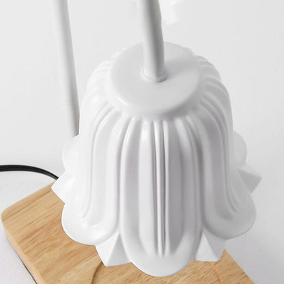 European Log Hardware Timing 1-Light Melt Candle Table Lamp