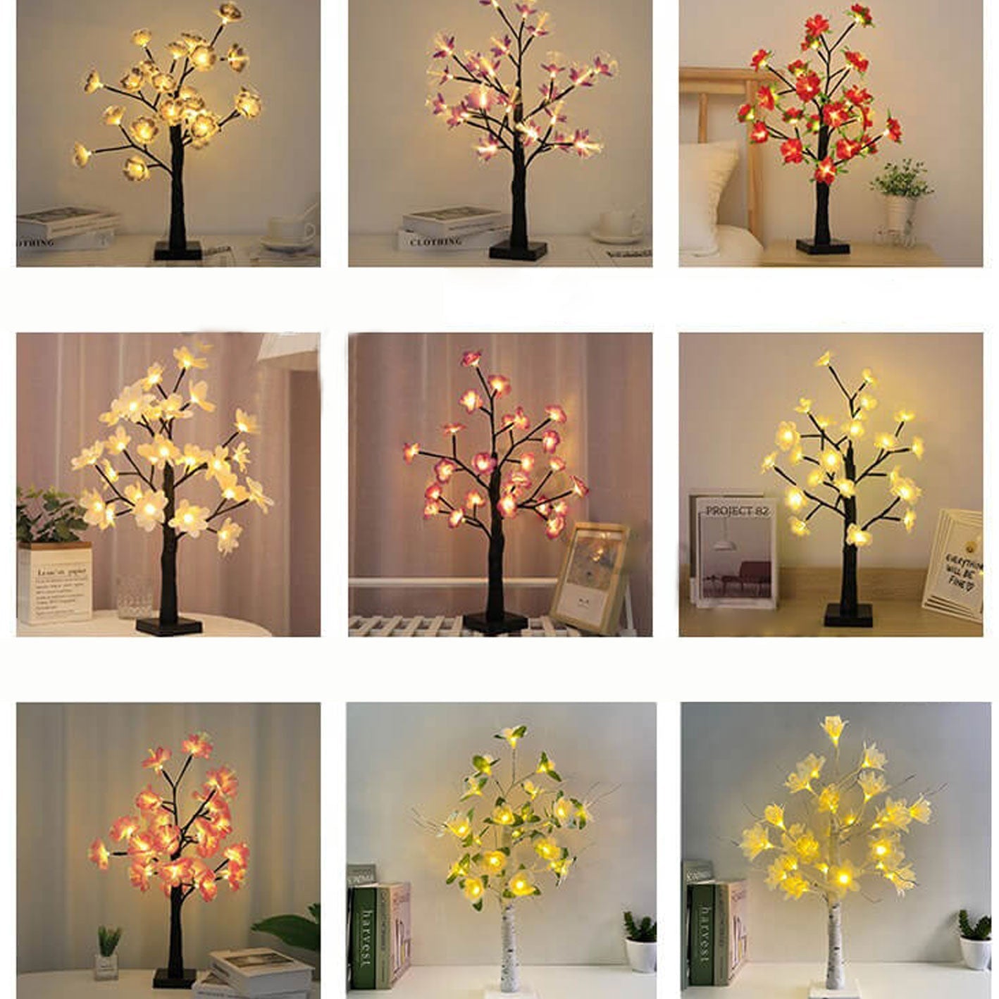 Kreative Simulation Tree Light LED Decorative Table Lamp