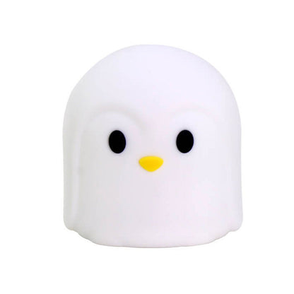Kreative Bunte Penguin Silicone LED Desk Lamp - USB Rechargeable