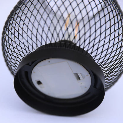 Modern Minimalist Battery Metal Glass 1-Light Table Lamp