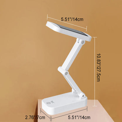 Foldable Solar Dimmable LED Desk Lamp with Eye Protection