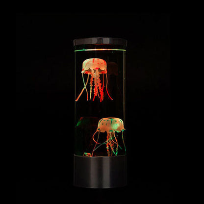 Bunte Jellyfish Table Lamp Cylindrical LED Night Light