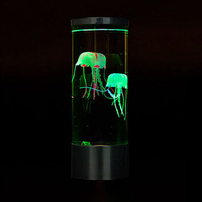 Bunte Qualle Night Lamp Cylindrical LED Night Light