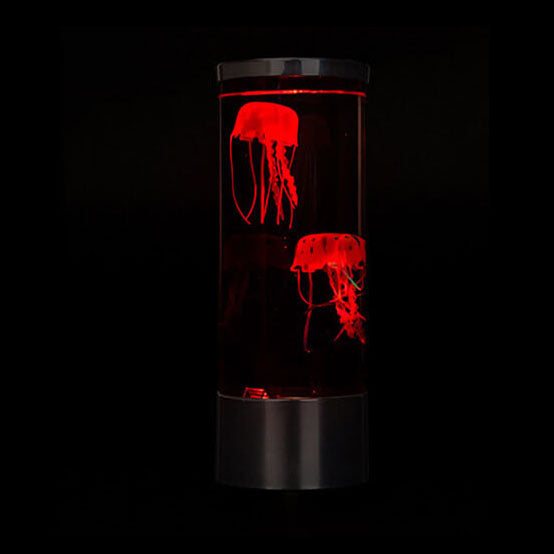 Bunte Jellyfish Table Lamp Cylindrical LED Night Light
