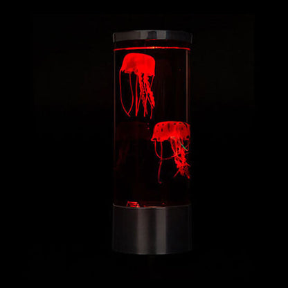 Bunte Jellyfish Table Lamp Cylindrical LED Night Light