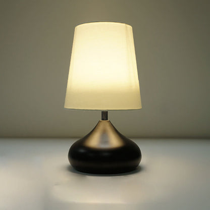 Modern Simple ABS Shade LED Table Lamp with Multiple Switch Options
