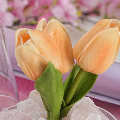 Modern Simplicity Cylinder Flower Wood Glass LED Table Lamp