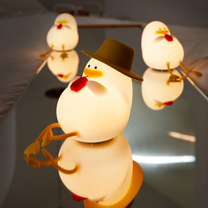 Kreative Cartoon Silicone Duck LED Table Lamp for Kids