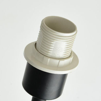 Einfache Stoffkegel-Schirm Wood Base 1-Lamp Table Lamp