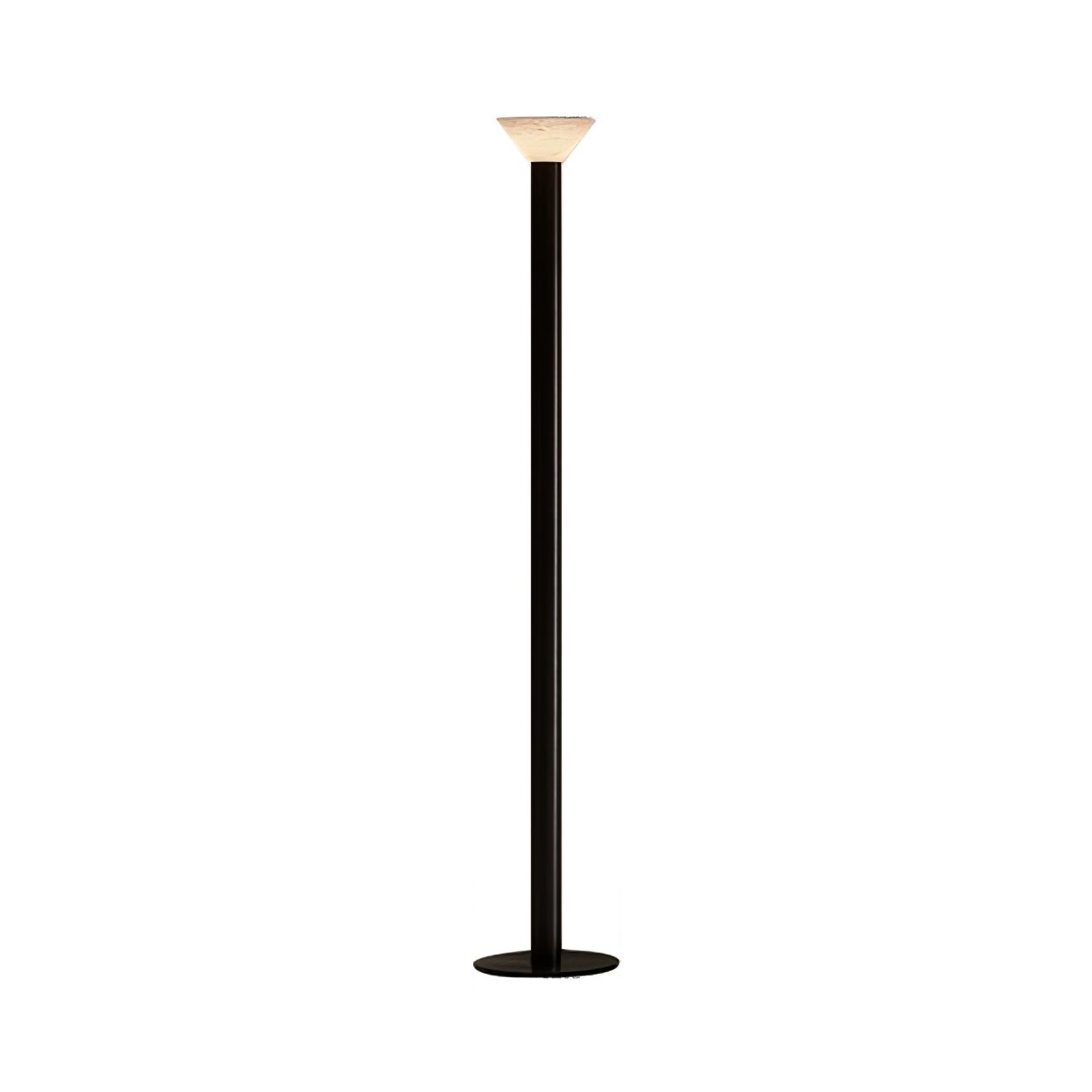 Elena Torchere Floor Lamp LED Indoor Lighting Black Chrome
