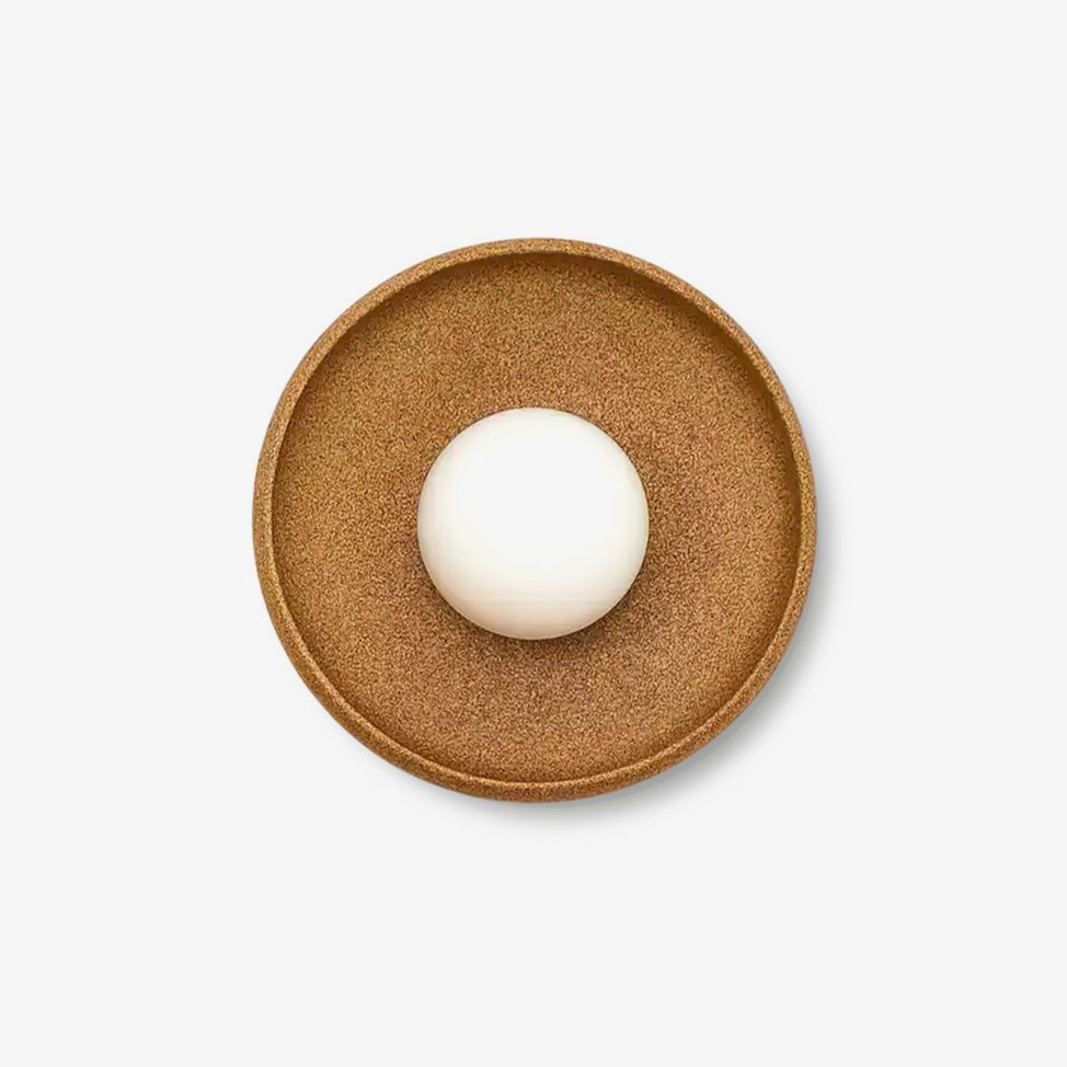 Dusk Round Wall Light - LED Indoor Ceramic Fixture