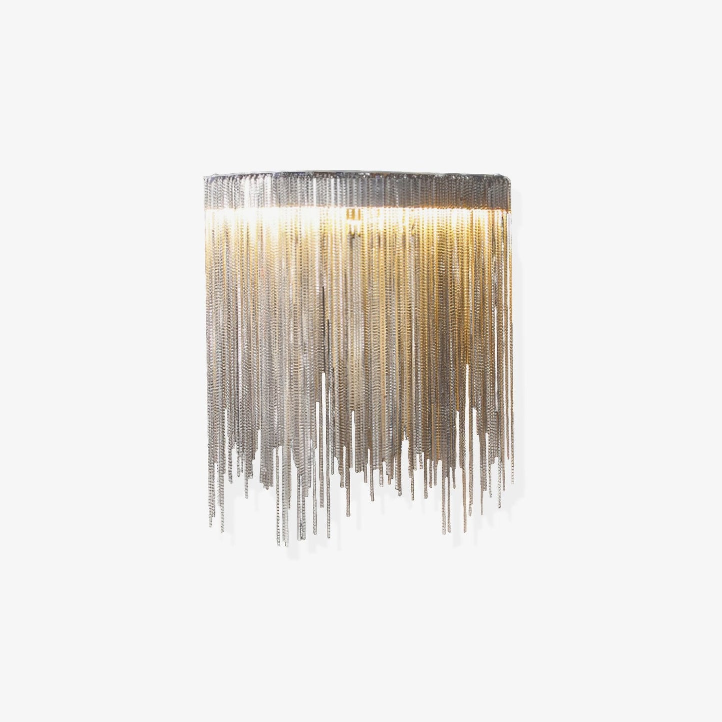 Cadena Tassel Wall Lamp with LED, Gold & Chrome Finish