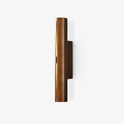 Aria Cylinder Wall Light LED Indoor Brass Fixture