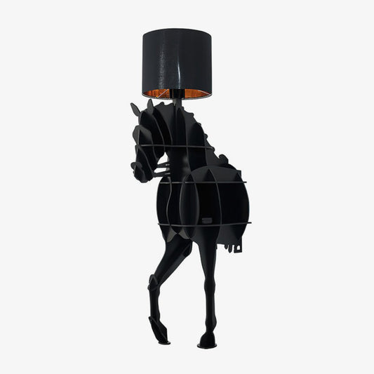 Tete Horse Floor Lamp - Black LED Indoor Decorative Light
