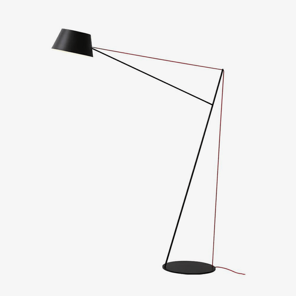 Spar Floor Lamp - Modern Black LED Lamp for Indoor Use