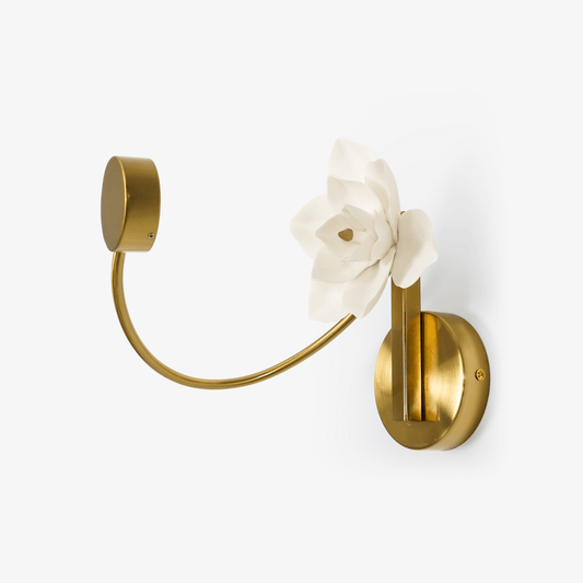Lure Sconce Wall Light with LED, Brass Finish, 2 Pack