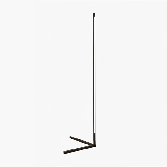 Minimalist LED Floor Lamp with Dimmable Control - Black