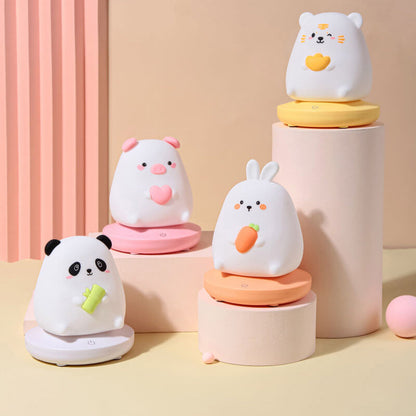 Kreative Silikon Animal USB Rechargeable Night Lamp Table Lamp
