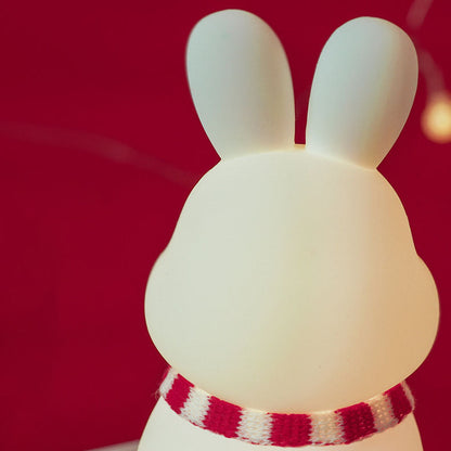 Kreative Cartoon Rabbit Silicone USB LED Night Light Lamp