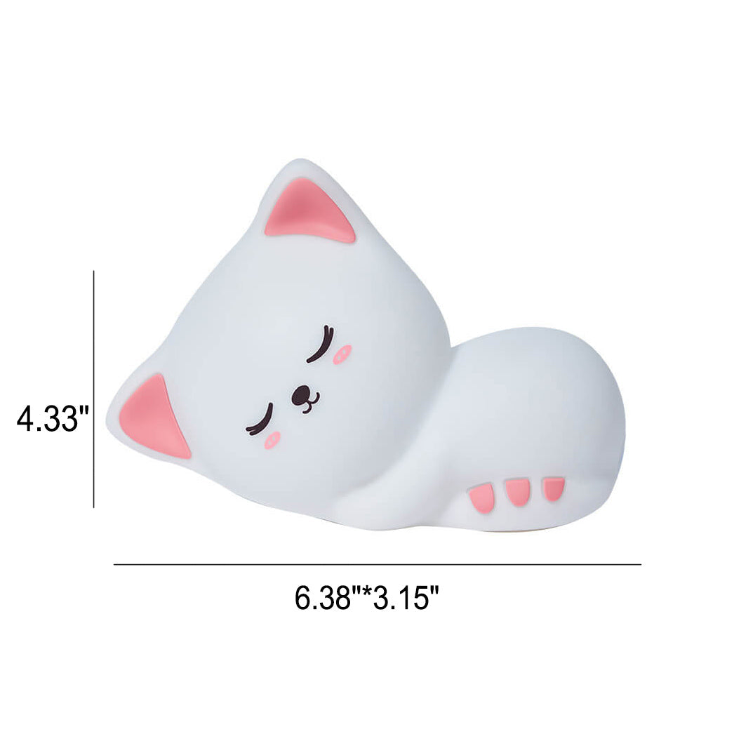 Kreative Cat Night Light USB Silicone Touch Desk Lamp