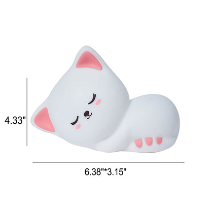 Kreative Cat Night Light USB Silicone Touch Desk Lamp