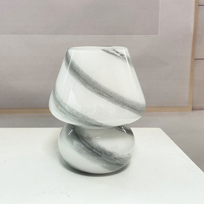 Kreative Handcrafted Glass Planet Design Mushroom Table Lamp
