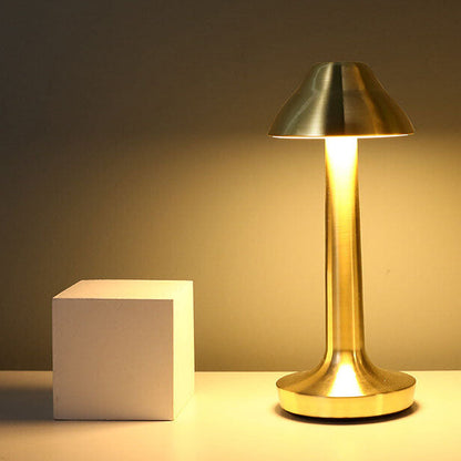 Moderne Retro Single Colour Iron USB Touch LED Table Lamp