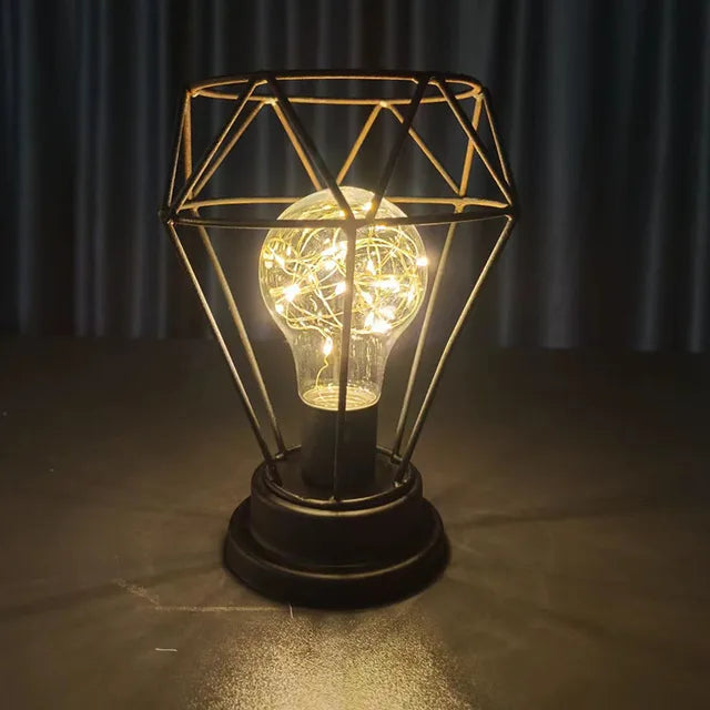 FestiveGlow - Dimmable LED Table Lamp with Star Design