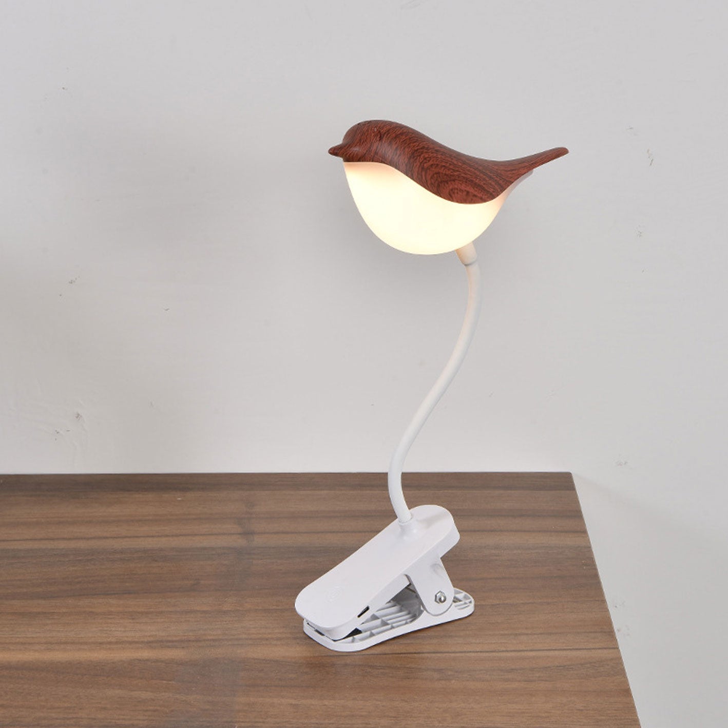 Kreative Vogel Clip USB LED Night Light Table Lamp