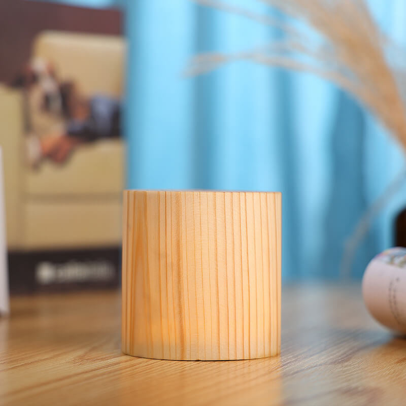 Holz LED Touch Table Lamp for Bedroom Nightstand