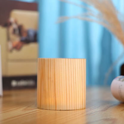 Holz LED Touch Table Lamp for Bedroom Nightstand