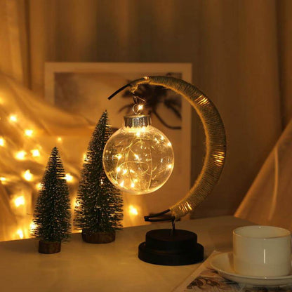Wishing Ball Moon LED Night Light Decorative Table Lamp