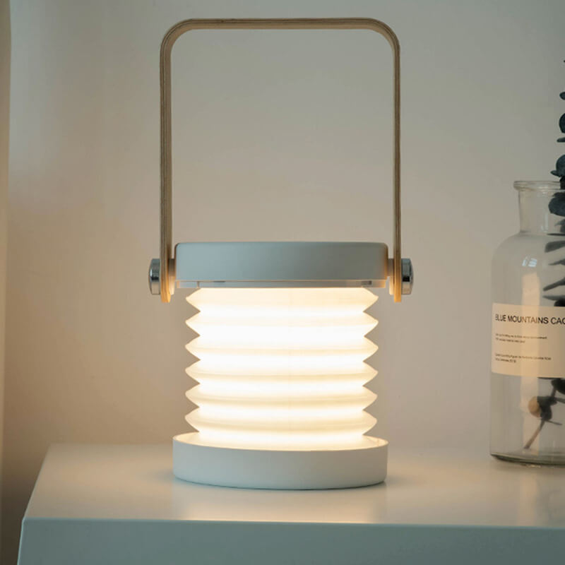Portable LED Lantern Night Light - Creative Foldable Table Lamp