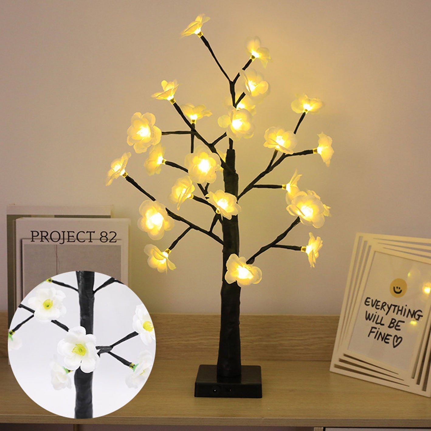 Kreative Simulation Tree Light LED Decorative Table Lamp